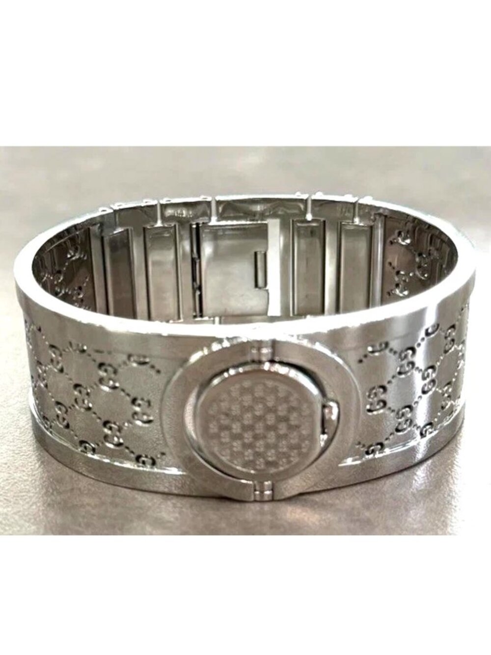 Gucci 112 Twirl stainless steel watch, 112 YA112501, Swiss made, NO RETURN - Picture 7 of 9